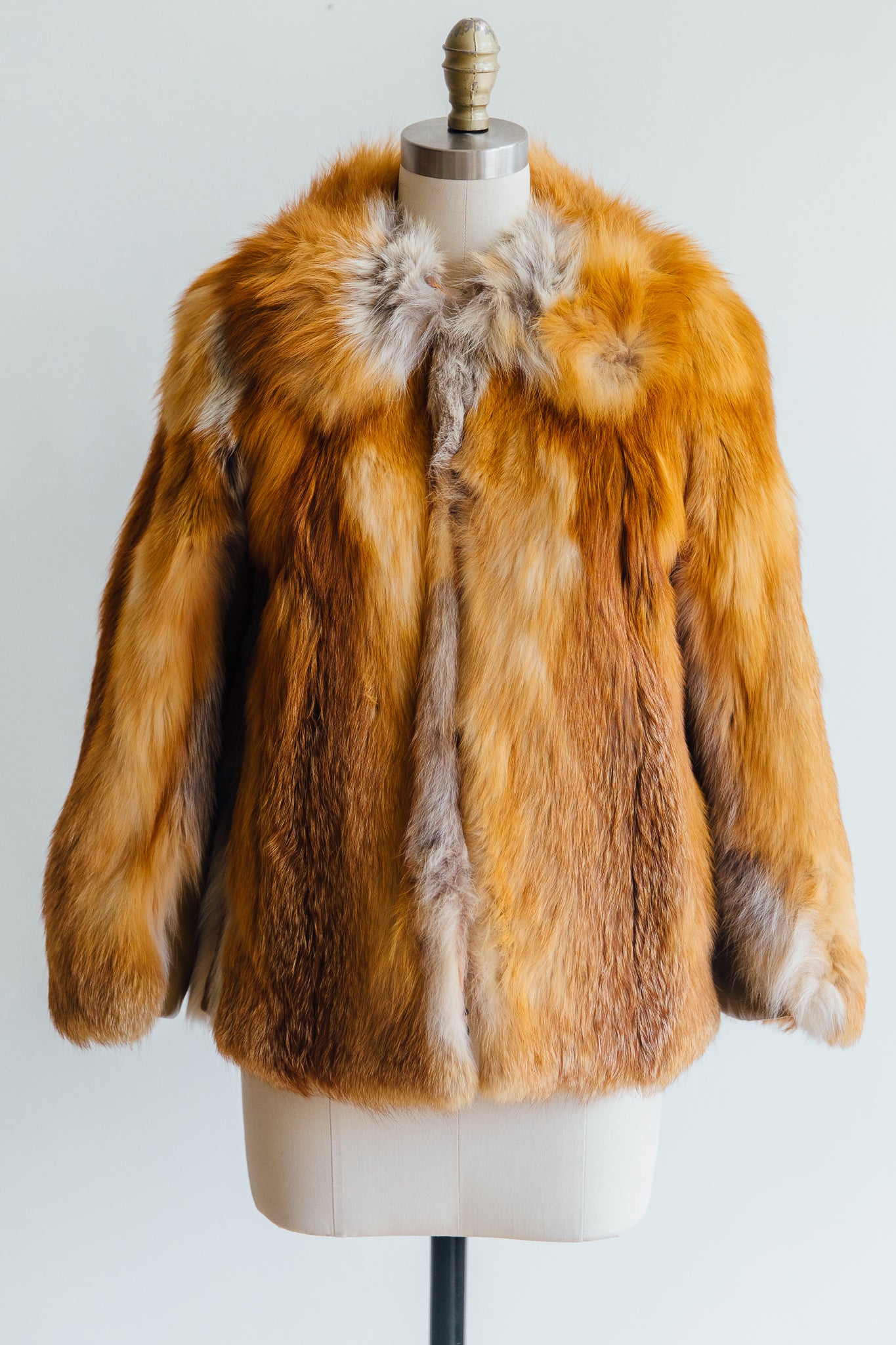 Qianzhonglin Genuine Fox hotsell Fur Coat