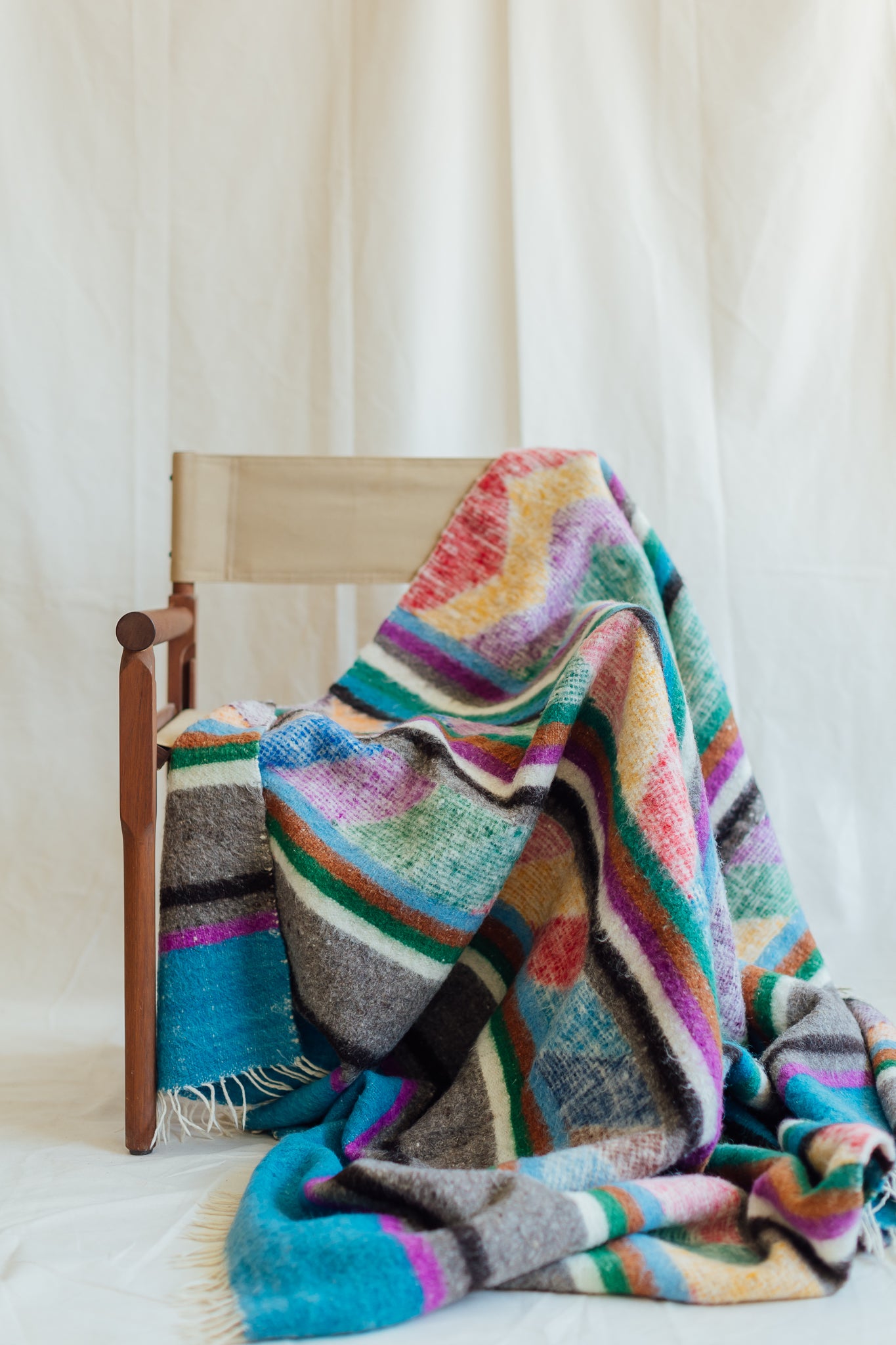 Vintage wool blanket discount brands