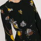 Gucci Black Crepe Floral Printed Dress