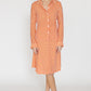 Michael Kors Orange Striped Silk Skirt Set