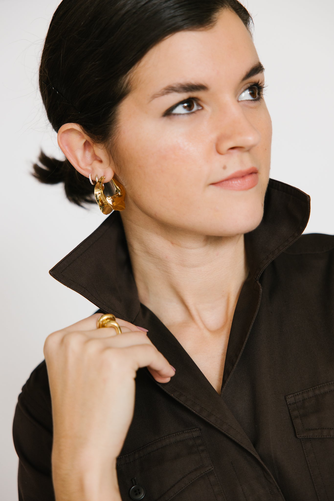 Ariana Boussard-Reifel Georgia Earrings in Bronze