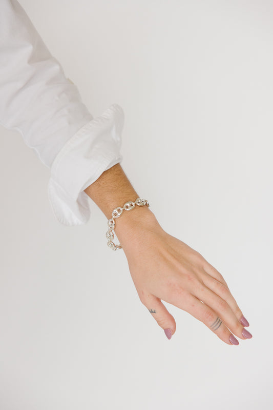 Studio Verus Silver Chunky Anchor Bracelet