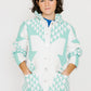 Potter's Daughter Quilt Chore Coat - Mint Arrow Print