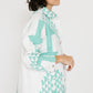 Potter's Daughter Quilt Chore Coat - Mint Arrow Print