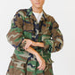 Camo Army Jacket with Asian Panel