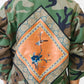 Camo Army Jacket with Asian Panel