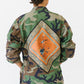 Camo Army Jacket with Asian Panel