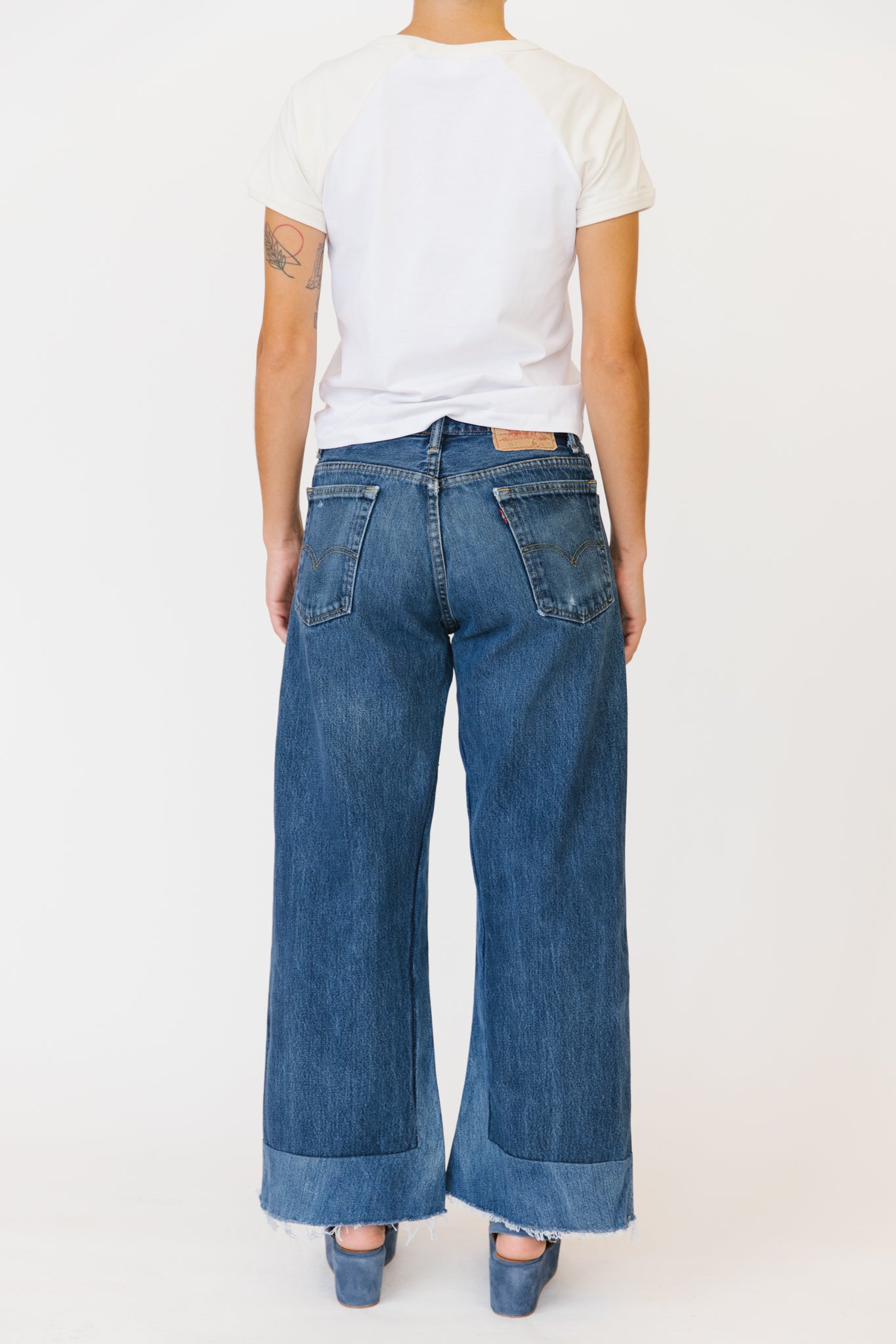 B Sides Reworked Culotte - Vintage Indigo