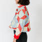 Potter's Daughter Mission Jacket - Red Geometric with Pockets