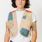 Potter's Daughter Quilt Vest - Red and Blue Colorblock 1