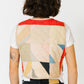 Potter's Daughter Quilt Vest - Red and Blue Colorblock 1