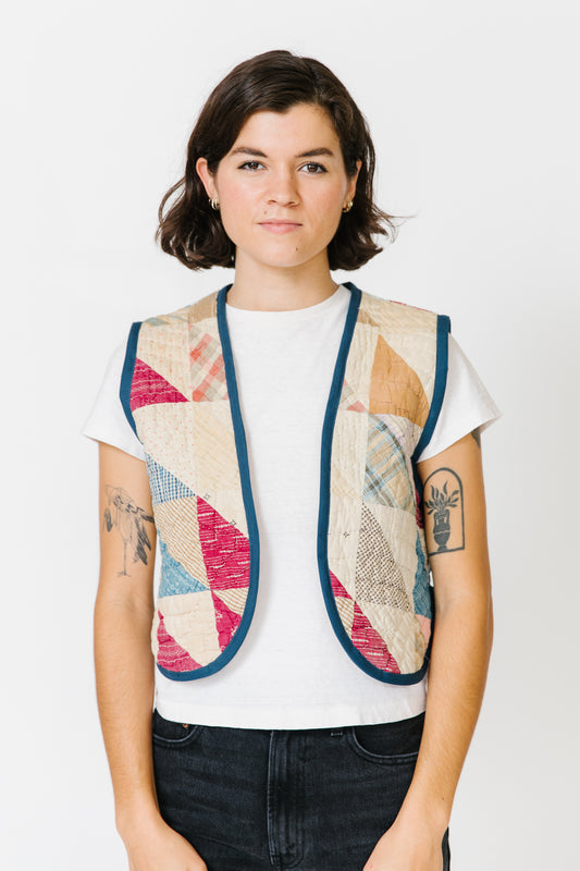 Potter's Daughter Quilt Vest- Triangle