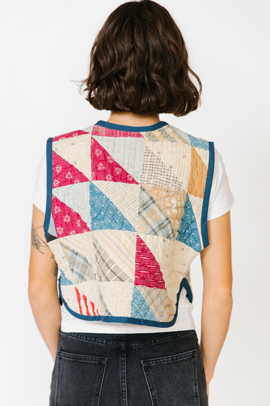 Potter's Daughter Quilt Vest- Triangle