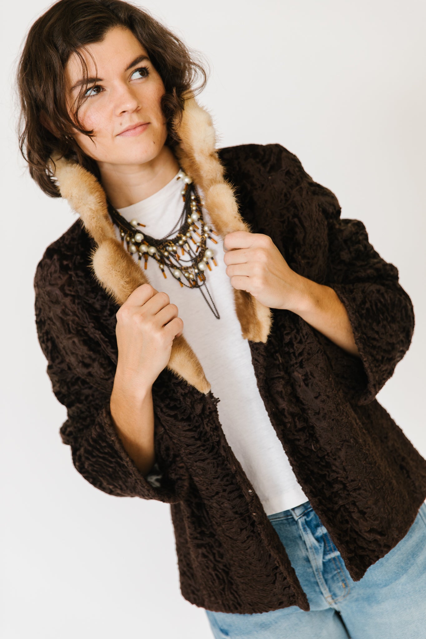 Cownie Persian Lamb & Mink Jacket