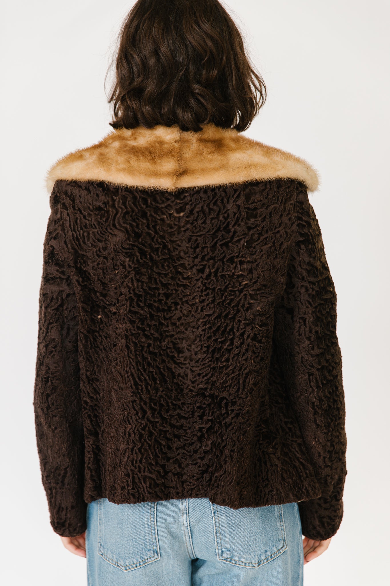 Cownie Persian Lamb & Mink Jacket