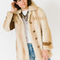 Neiman-Marcus Vanilla Mink and Leather Coat