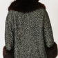 Weinberg's Tweed Jacket with Died Fox Collar and Cuff