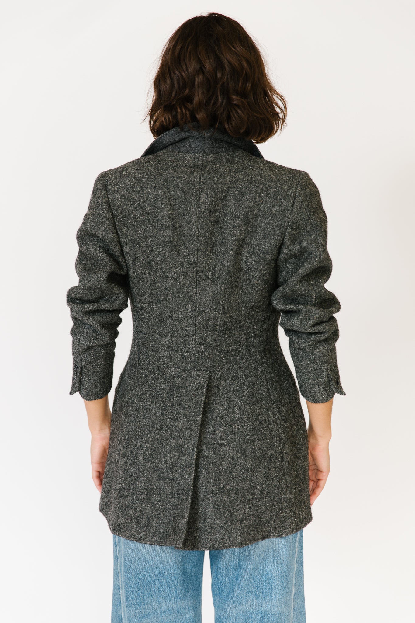 Charcoal Wool Equestrian Jacket