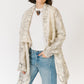 Ivory Felted Asymmetrical Jacket