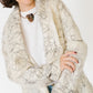 Ivory Felted Asymmetrical Jacket