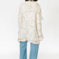 Ivory Felted Asymmetrical Jacket