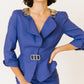 Thierry Mugler Periwinkle Skirt Set