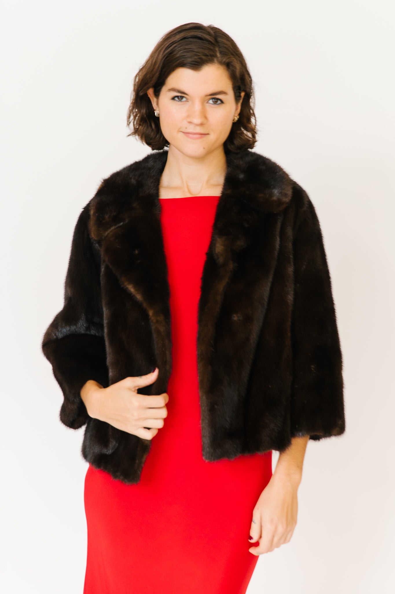 Jacobson's Mahogany Mink Jacket