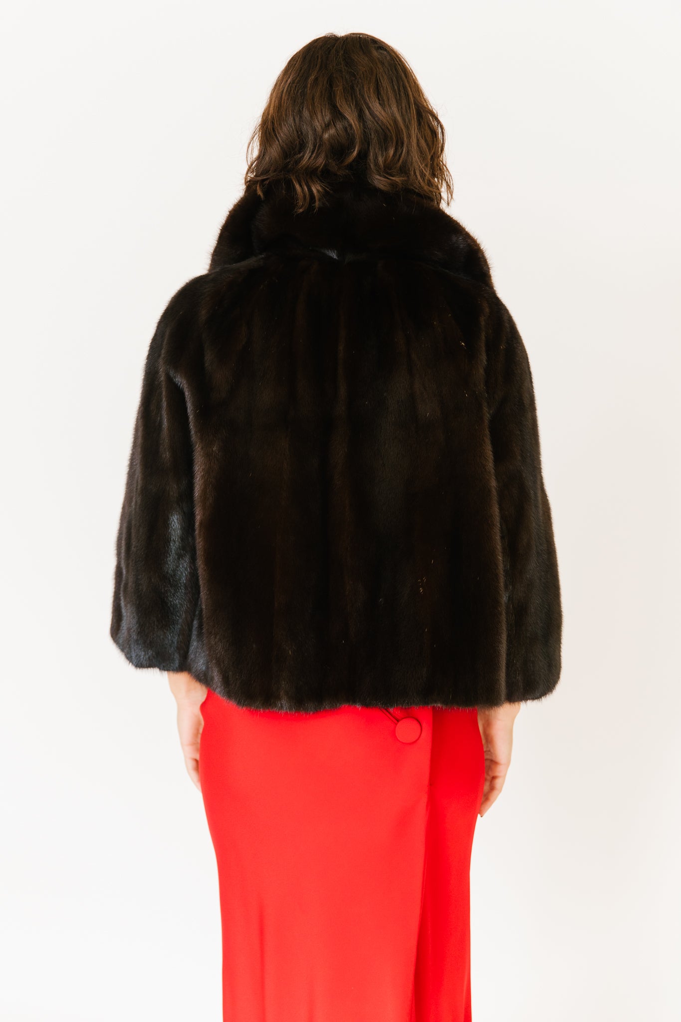 Jacobson's Mahogany Mink Jacket