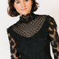 1930s Edwardian Black Lace Dress