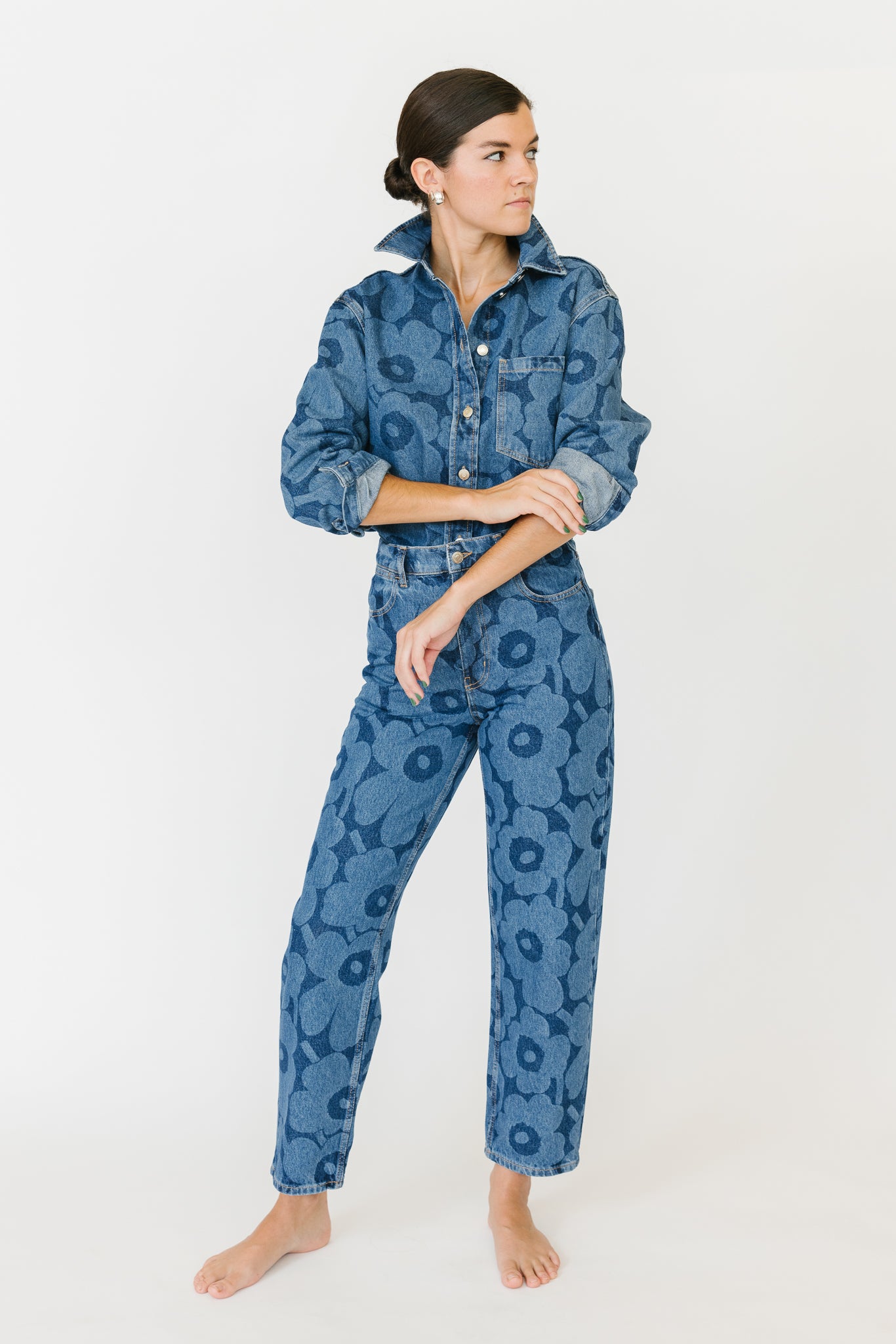 Marimekko Maridenim Vaihe Unikko Jean Shirt