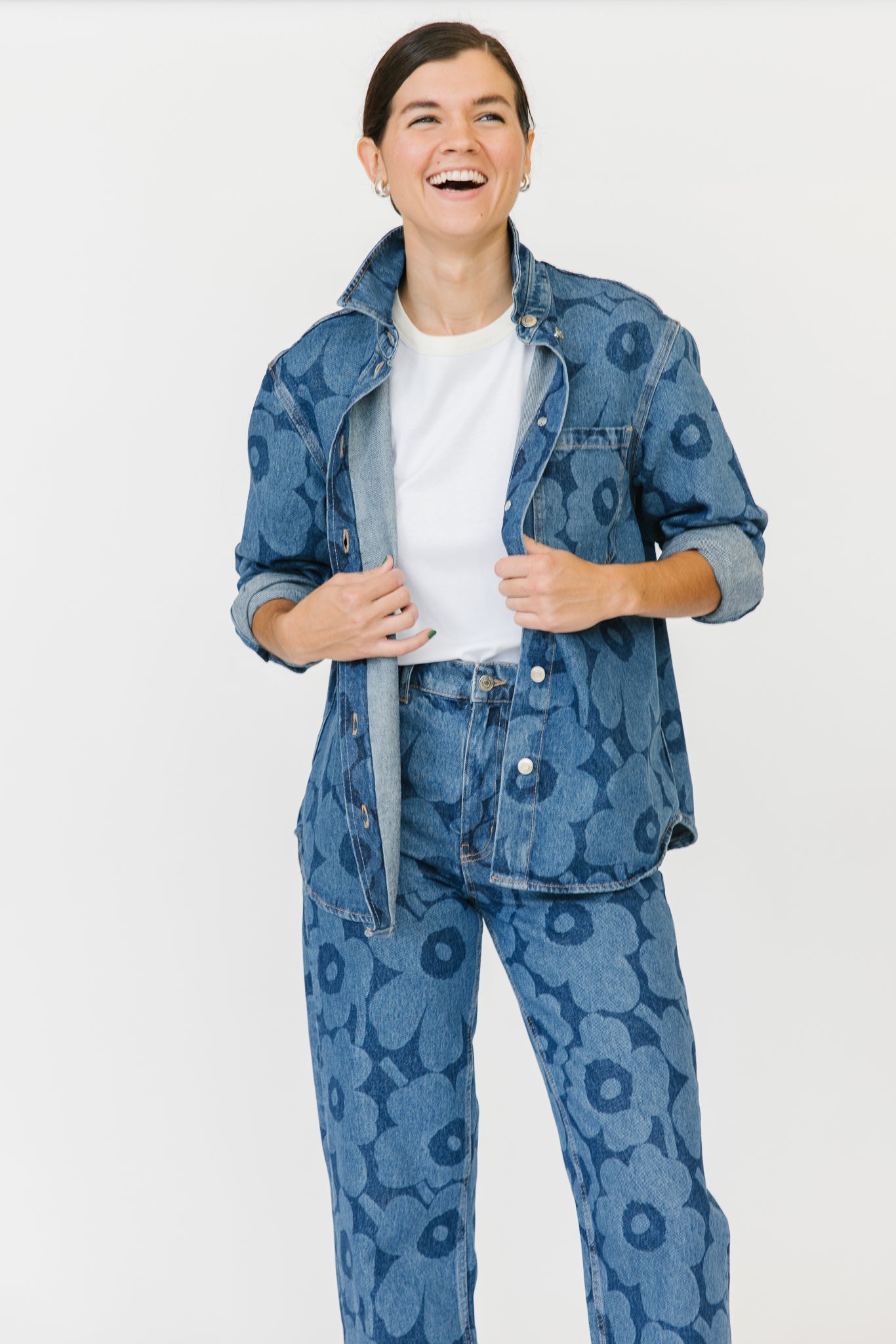 Marimekko Maridenim Vaihe Unikko Jean Shirt