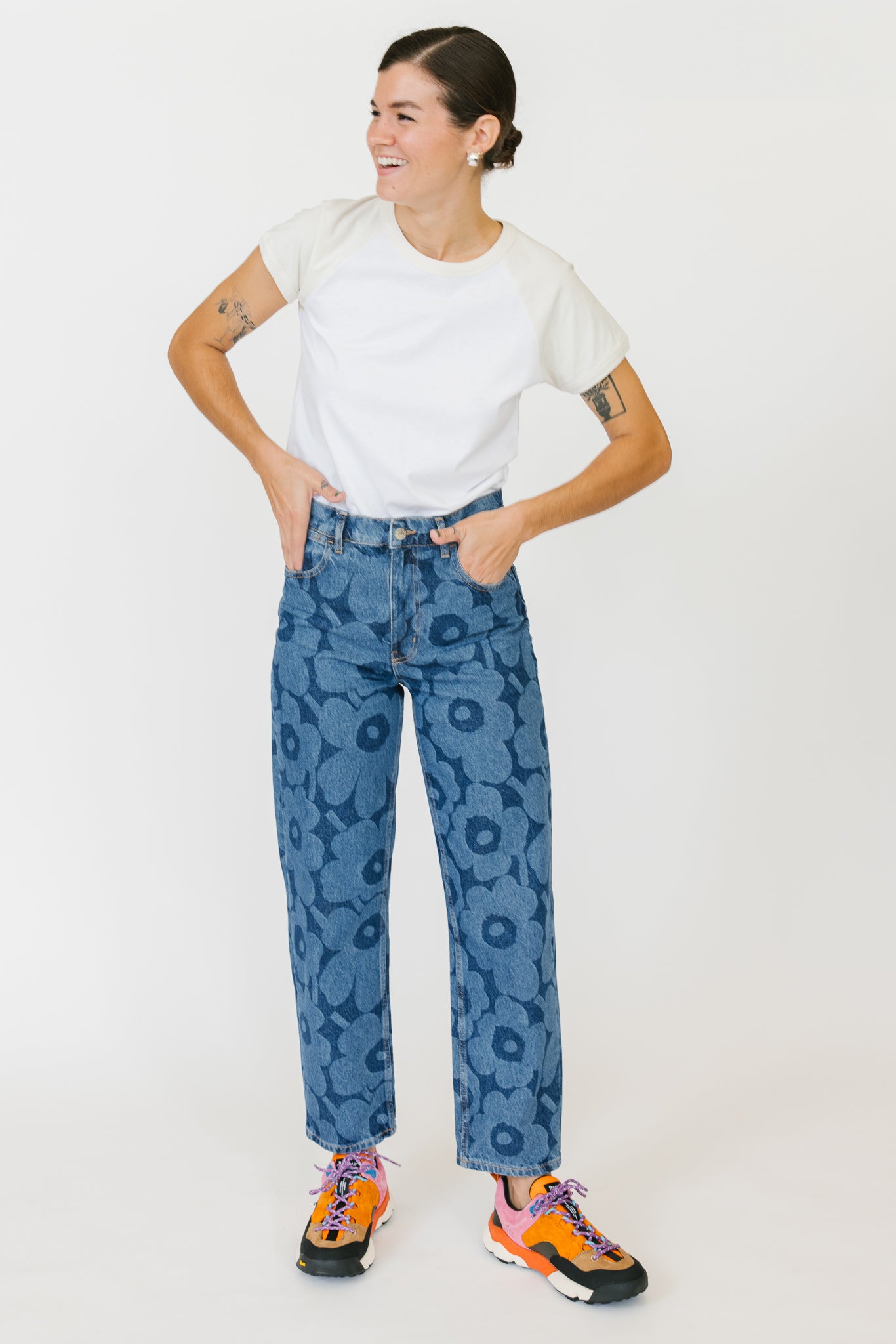 Marimekko Maridenim Barrel Unikko Jeans