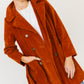 Burnt Orange Velveteen Coat