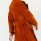 Burnt Orange Velveteen Coat