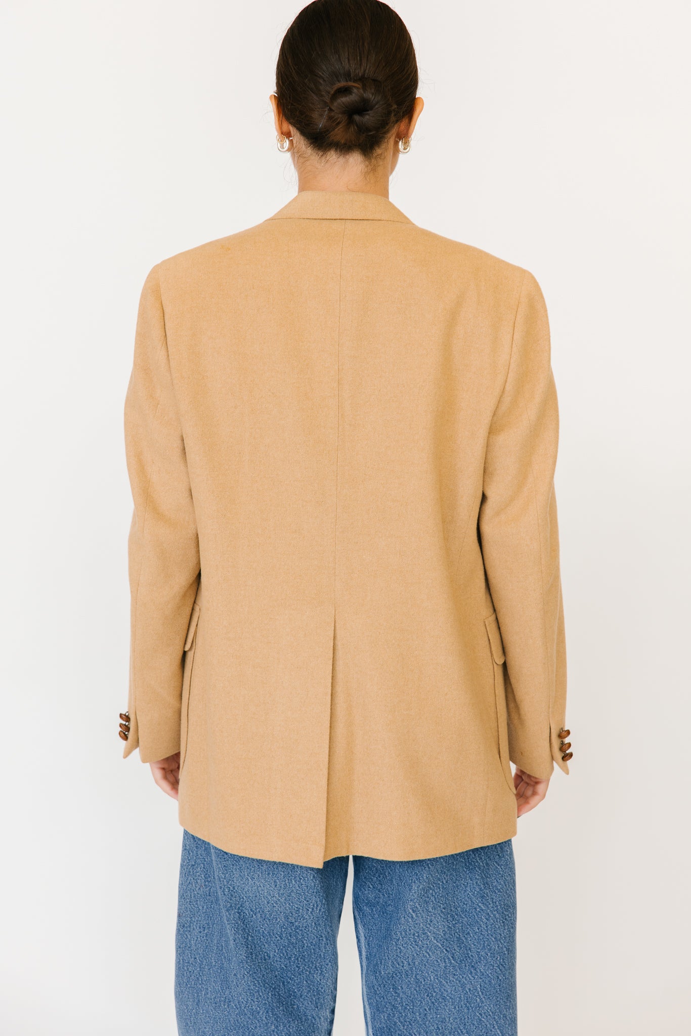 Pig and Peach Wool Camel Jacket