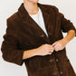 Lord & Taylor Brown Suede Jacket