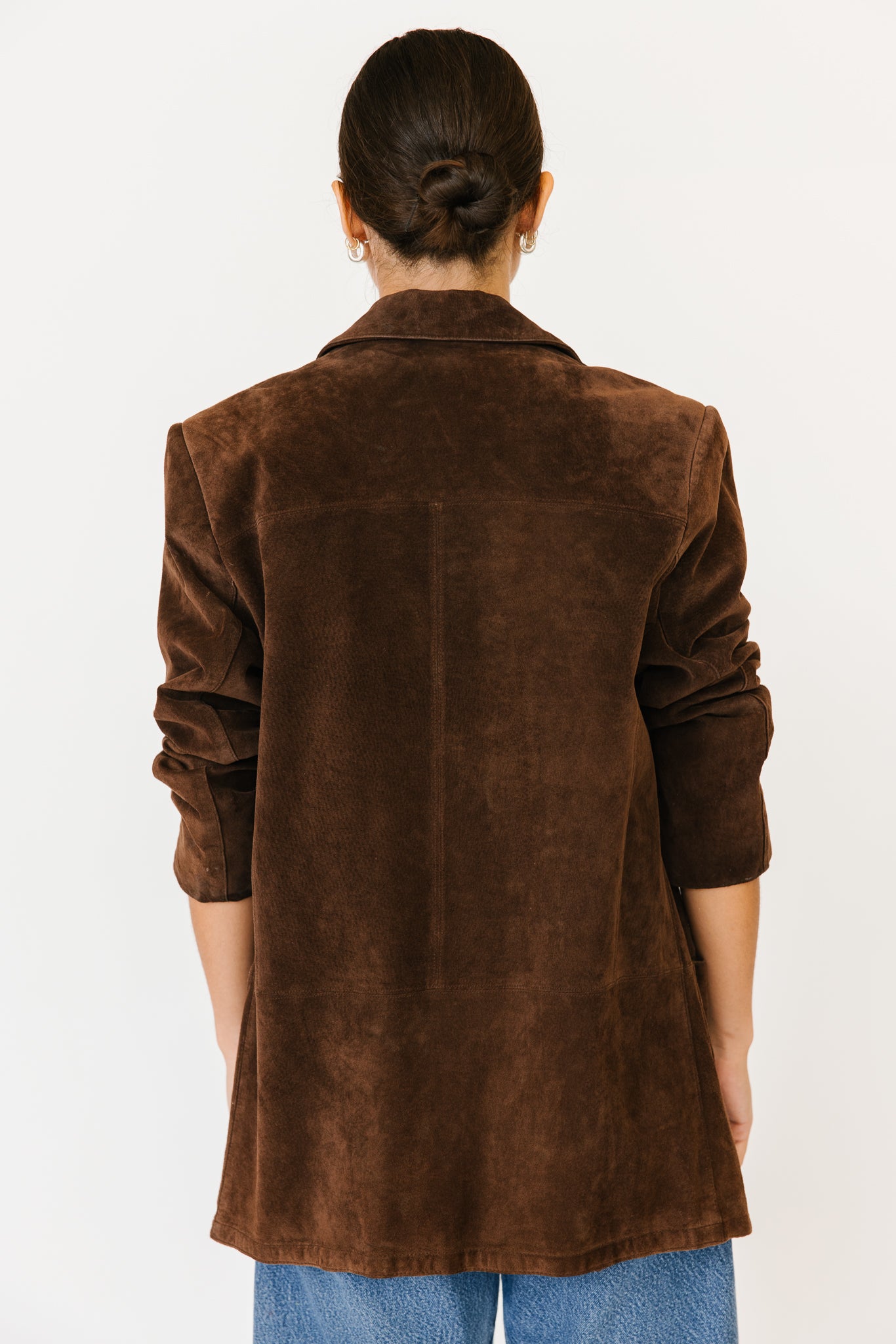 Lord & Taylor Brown Suede Jacket