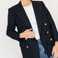 1980s Burberry Navy Blazer