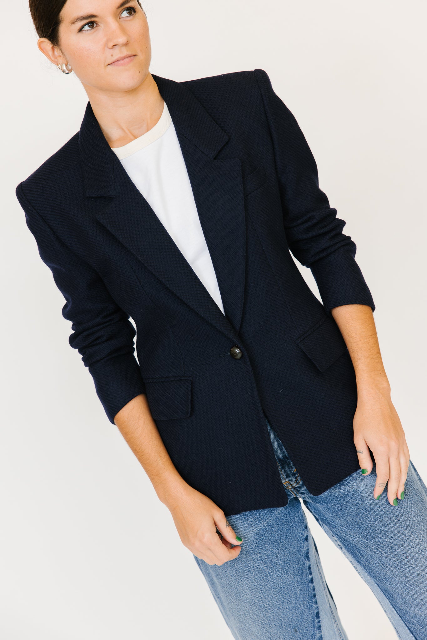 Anne Klein II Navy Blazer