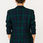 Kathie Peterson Green Plaid Jacket