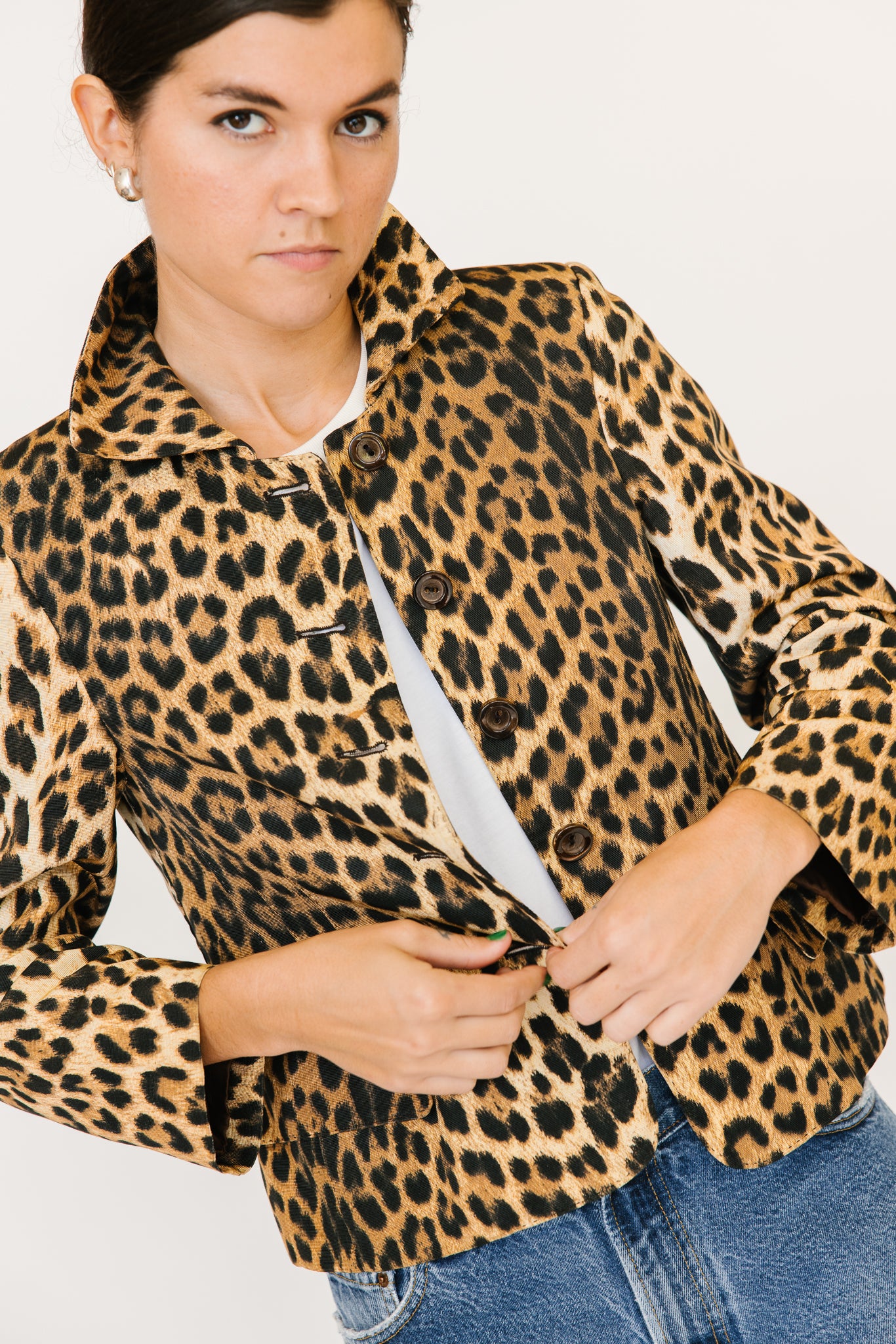 Cheap and Chic Moschino Leopard Blazer