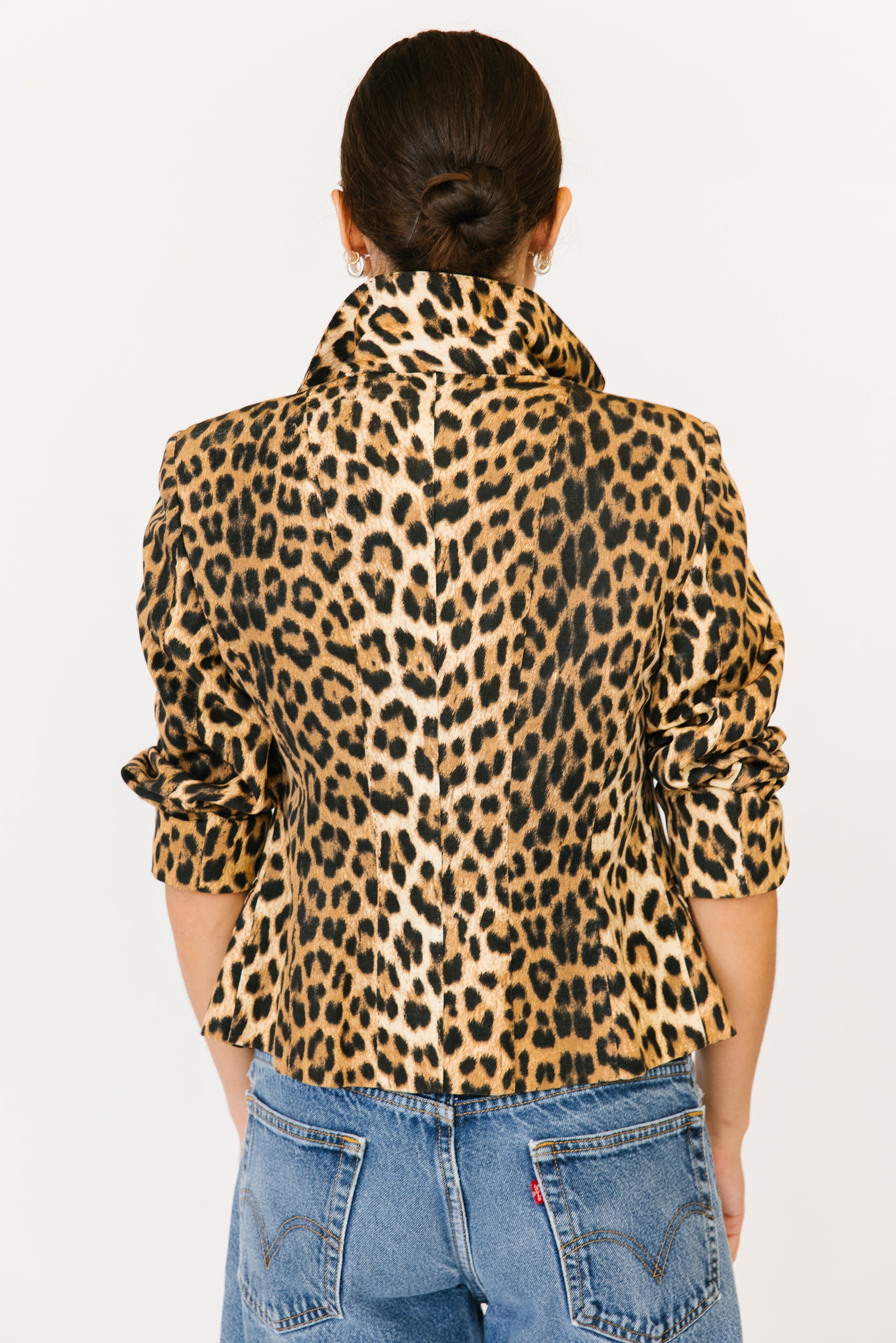 Cheap and Chic Moschino Leopard Blazer