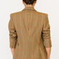 Bill Blass Brown Plaid Blazer