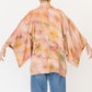 Multicolor Silk Kimono