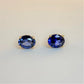 Studio Verus Sapphire Oval Stud Earrings