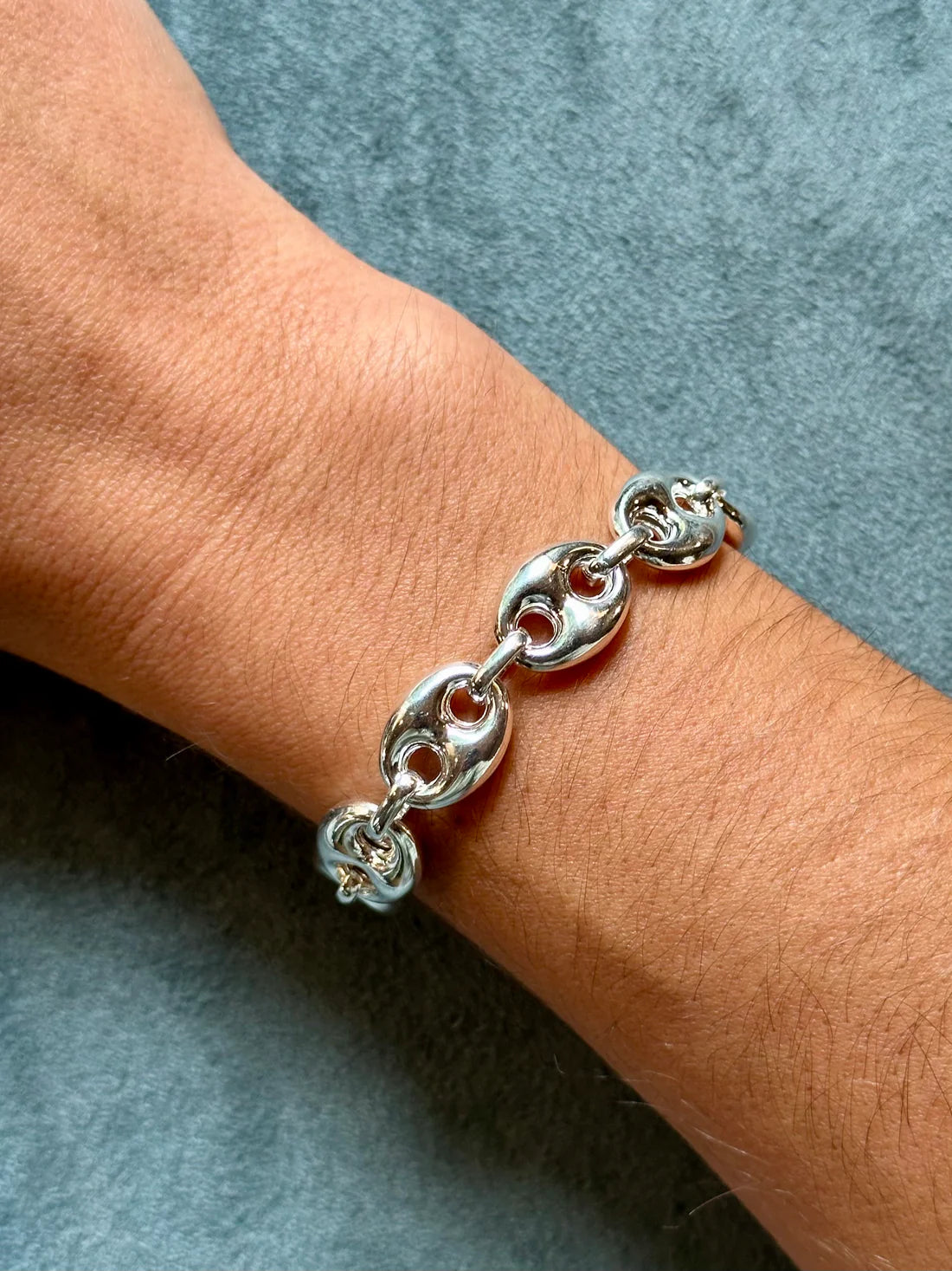 Studio Verus Silver Chunky Anchor Bracelet