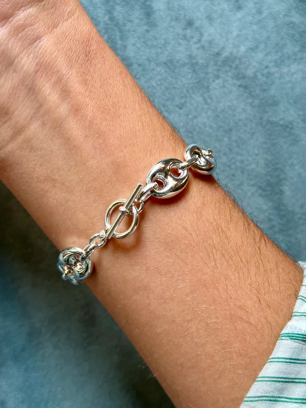 Studio Verus Silver Chunky Anchor Bracelet