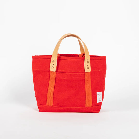 Immodest Cotton Lunch Tote - Persimmon