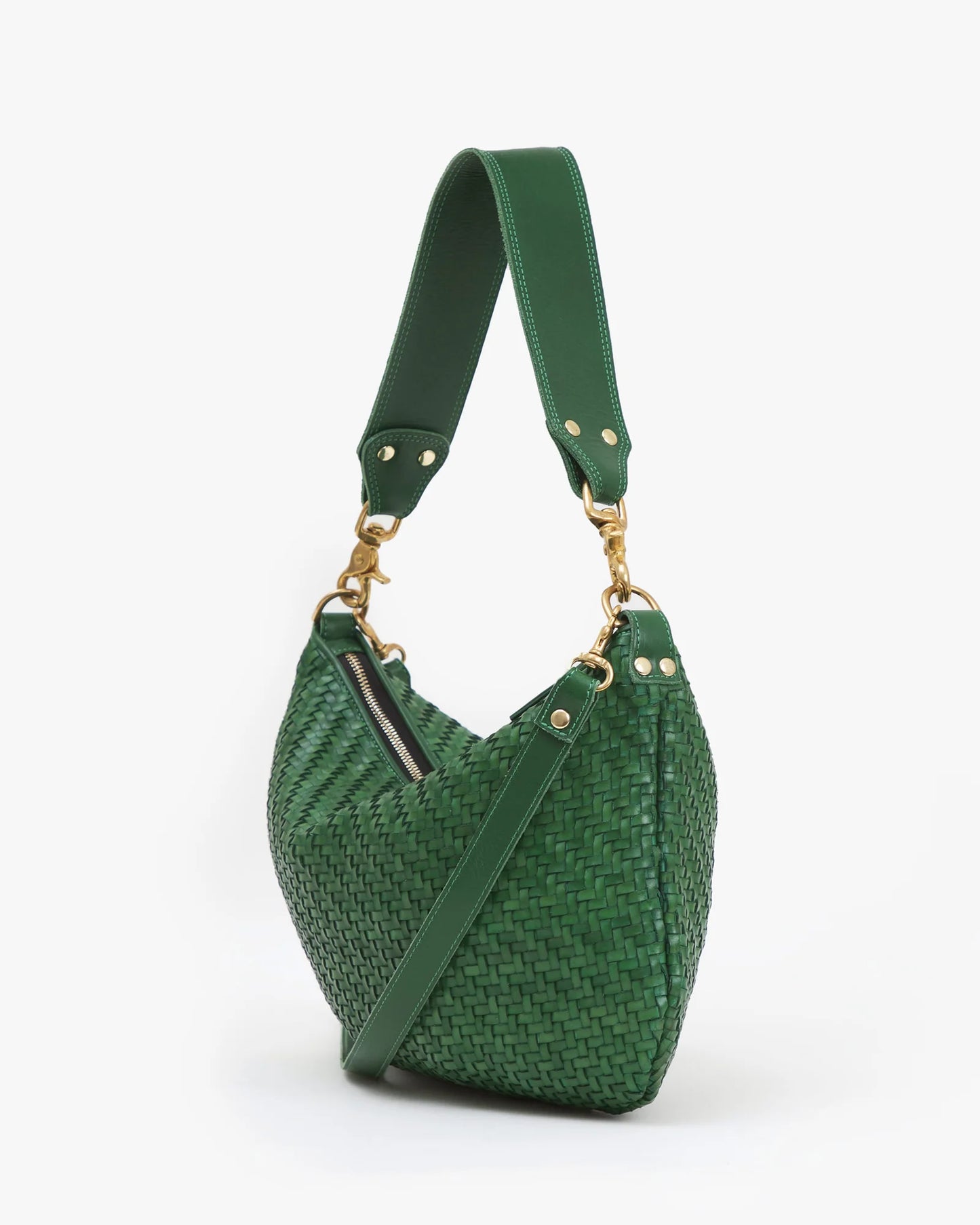 Clare V. Moyen Messenger - Evergreen Woven