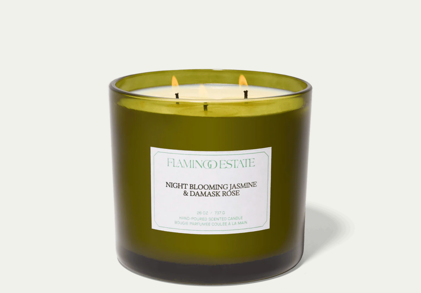 Flamingo Estate Night Blooming Jasmine & Damask Rose XL Candle